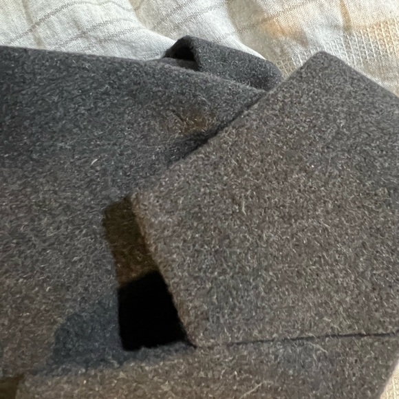 Ralph Lauren Cashmere Classic Dresscoat - CHAPS Sz 44 L Charcoal GUC - Picture 6 of 10